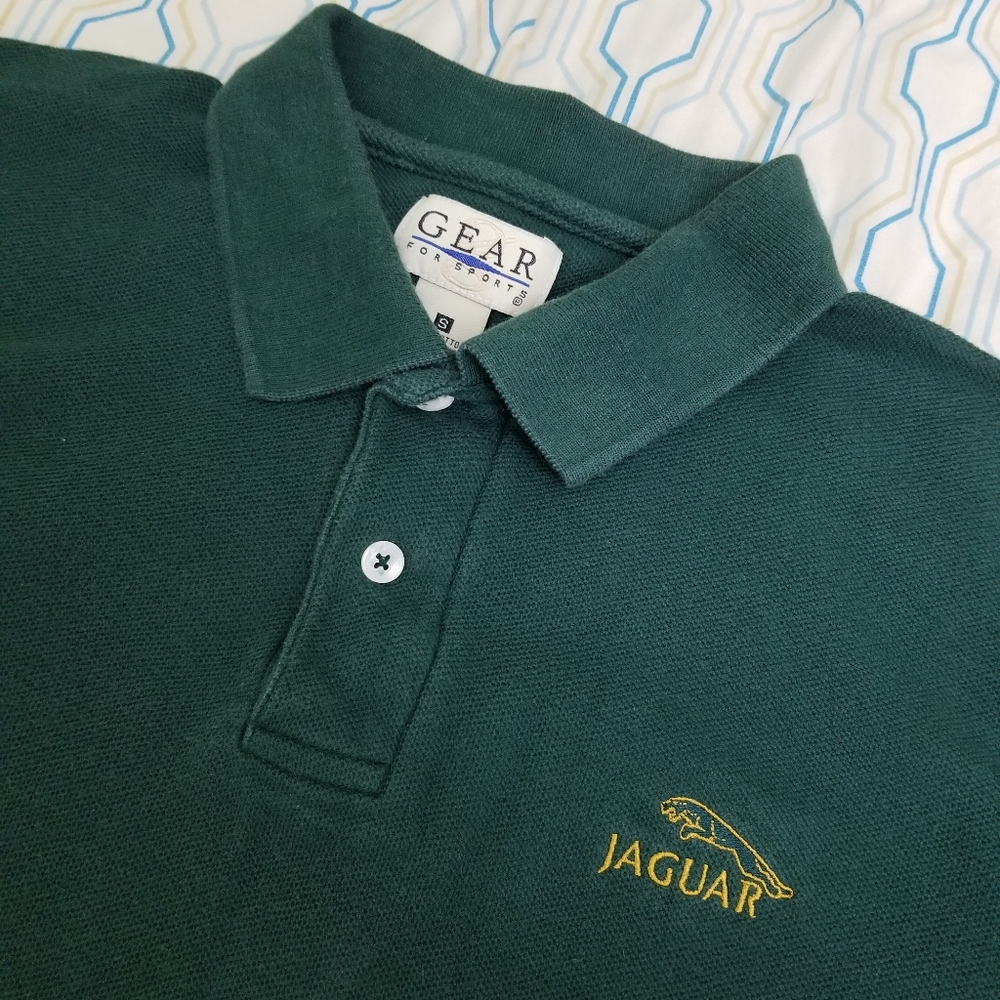 Vintage 90s Jaguar Polo Racing Formula 1 Car Logo